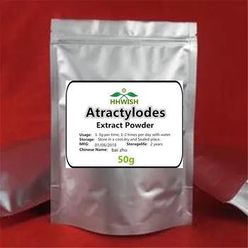 

50g-1000g quality Atractylodes extract,Swordlike Atractylodes Rhizome /atractylodes lancea extract, Relieve constipation bai shu