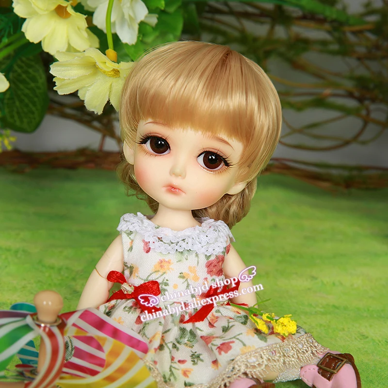 1/8 BJD SD кукла одежда новое Цветочное платье принцессы стиль для желтая кукла лати аксессуары YF8-106