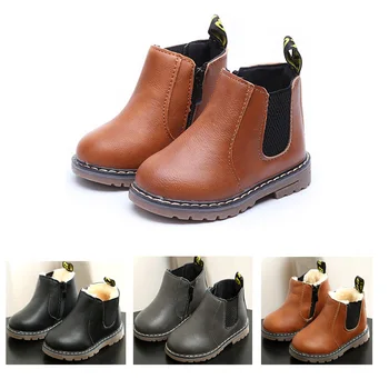 

Children Kids Girls Boys Winter Velvet Keep Warm Martin Boots For Girls Boys Snow Ankle Boots 1 2 3 4 5 6 7 8 9 10 11 Years Old