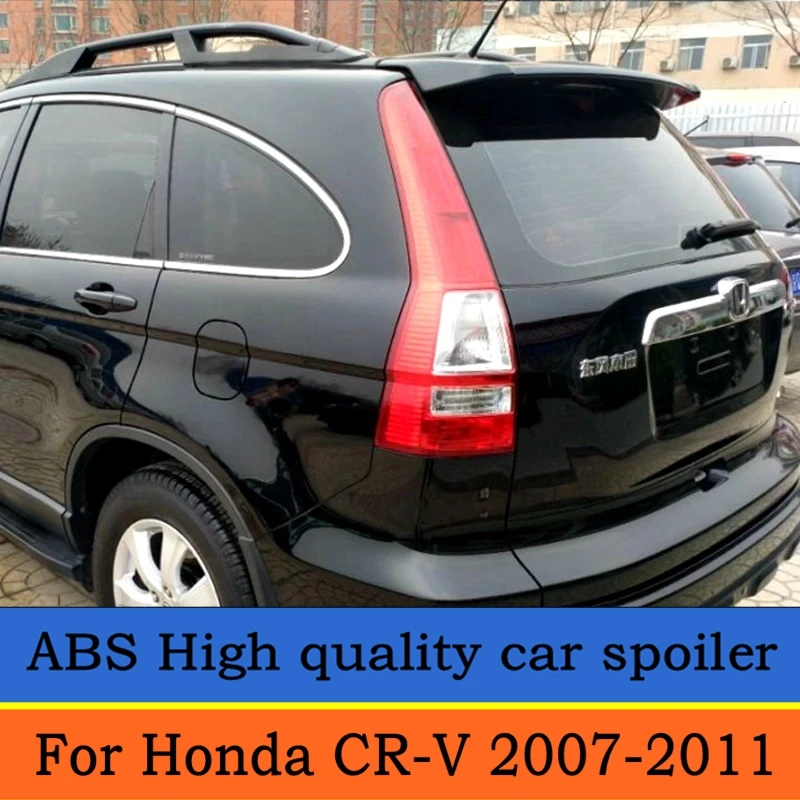 

For Honda CR-V Spoiler High Quality ABS Material Car Rear Wing Primer Color Rear Spoiler For 2008 2009 2010 2011 CR-V spoiler