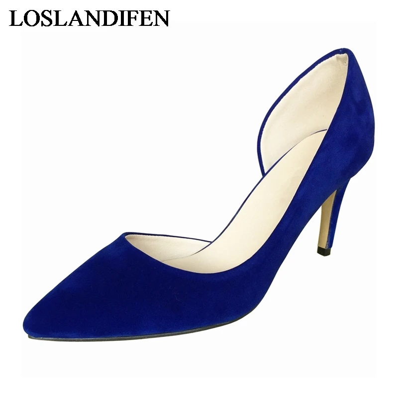 

Brand Design Sexy Women Shoes High Heel 2018 Spring New Arrival Shallow Mouth Pointed Toe Pumps Shoes NLK-B0158