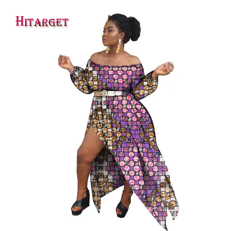2019 винтажные африканские платья для женщин Базен Riche Kanga одежда большой халат Vestidos Дашики Африканский Воск Принт одежда WY2061