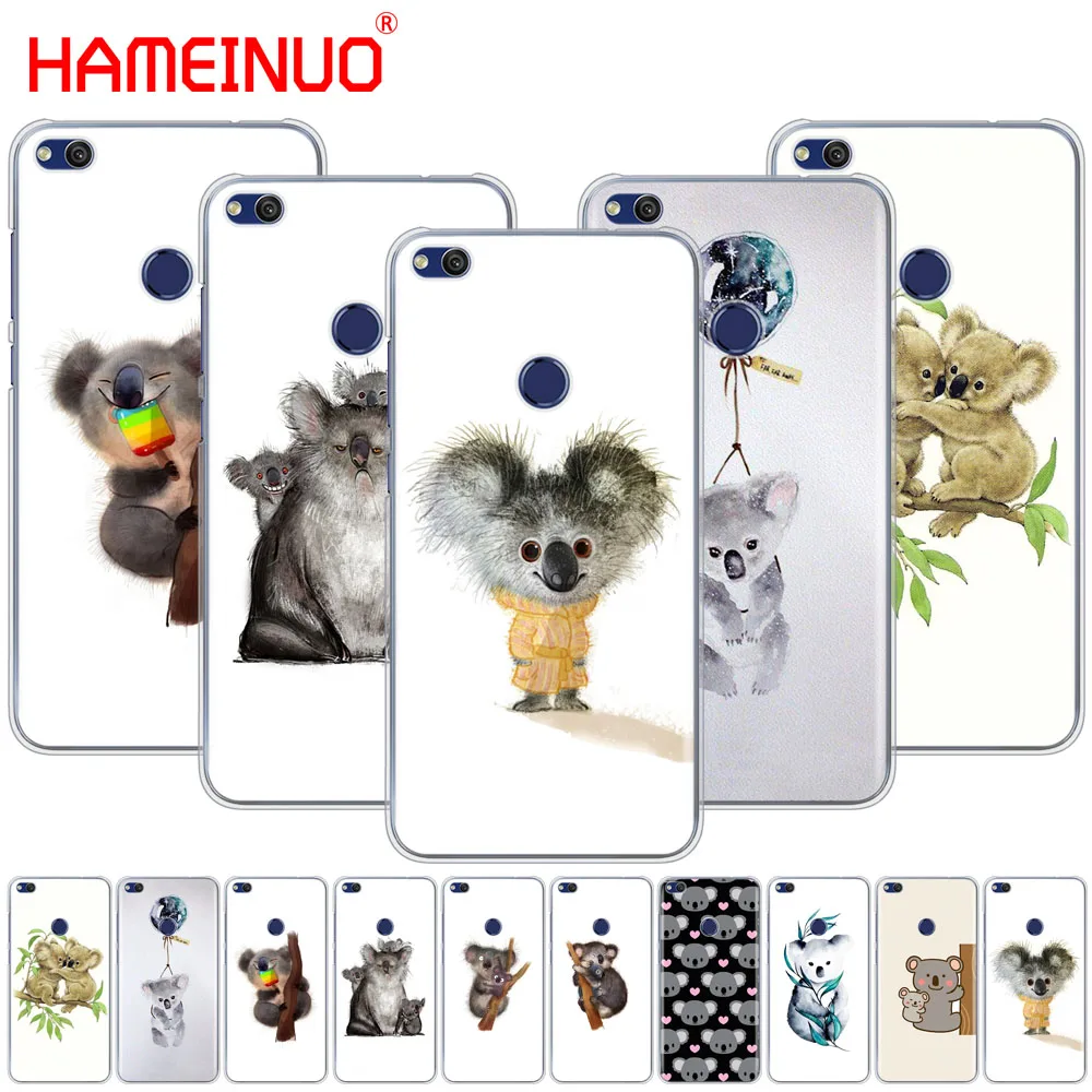 

HAMEINUO The koala portrait Cover phone Case for huawei Ascend P7 P8 P9 P10 P20 lite plus pro G9 G8 G7 2017