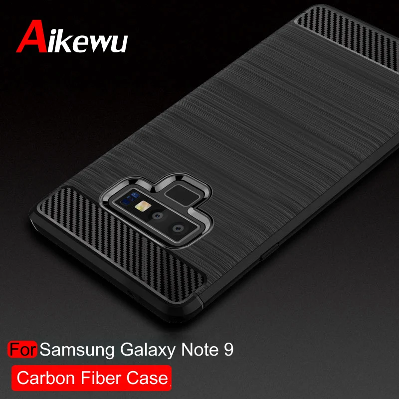 

Aikewu Case For Galaxy Note 9 Case Luxury Soft Silicone Carbon Fiber Back Cover For Samsung Galaxy Note 9 Note 9 Case