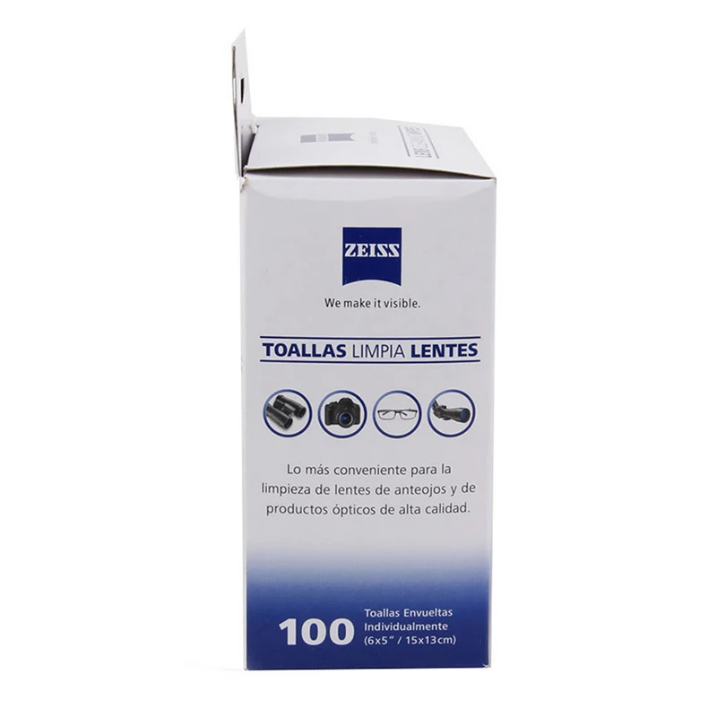 

Free shipping 100 counts non-abrasive pre-moistened ZEISS microfiber cleaning glasses