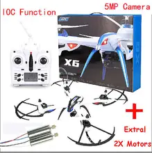 Free Shipping! JJRC H16 Tarantula X6 drone 4CH RC Quadcopter Angle 5MP Cam Hyper IOC+2 X Motors