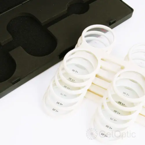 

LOCHOSS Optical 6pcs Optometry Flip Trial Lens Sets Plastic Rim