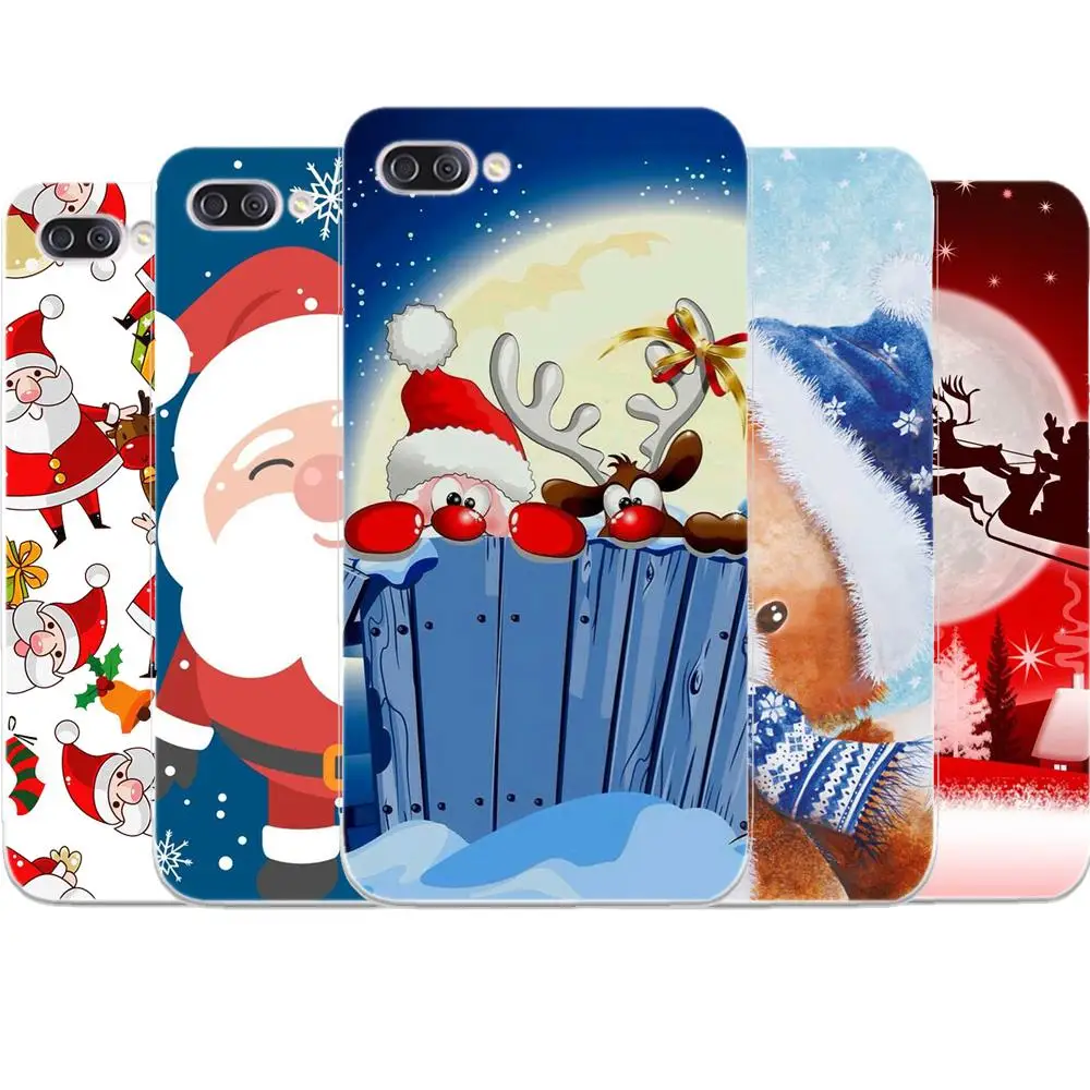 

Soft Silicone Phone Cover For Asus Zenfone Max Pro M1 ZB602KL 4 Max ZC520KL ZC554KL 3 Max ZC520TL Merry Christmas Phone Case