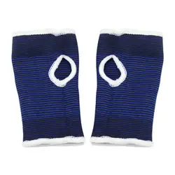 Защита для ладоней, полиэстер и хлопок защита при вязании, синий теплый протектор, Фитнес тренировочные перчатки 8 см X 15 см