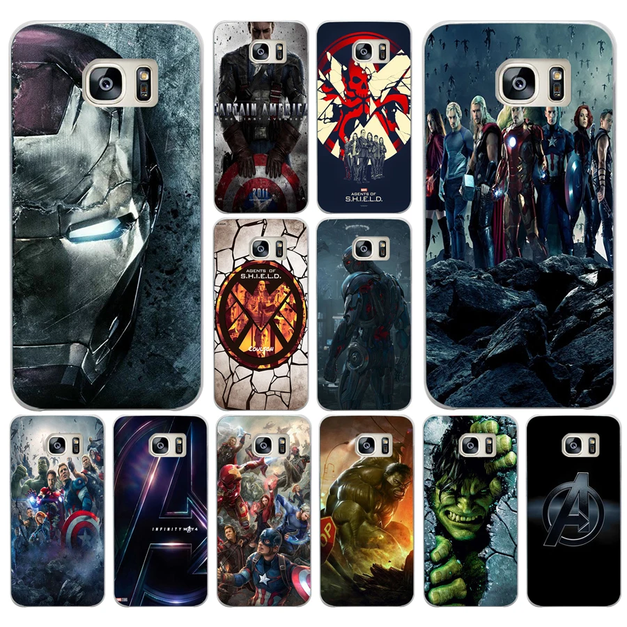 

187DF Marvel Comics is The Avengers Hard Cover Case for Samsung Galaxy S4 S5 Mini S6 S6 S8 S9 edge plus S7 Edge