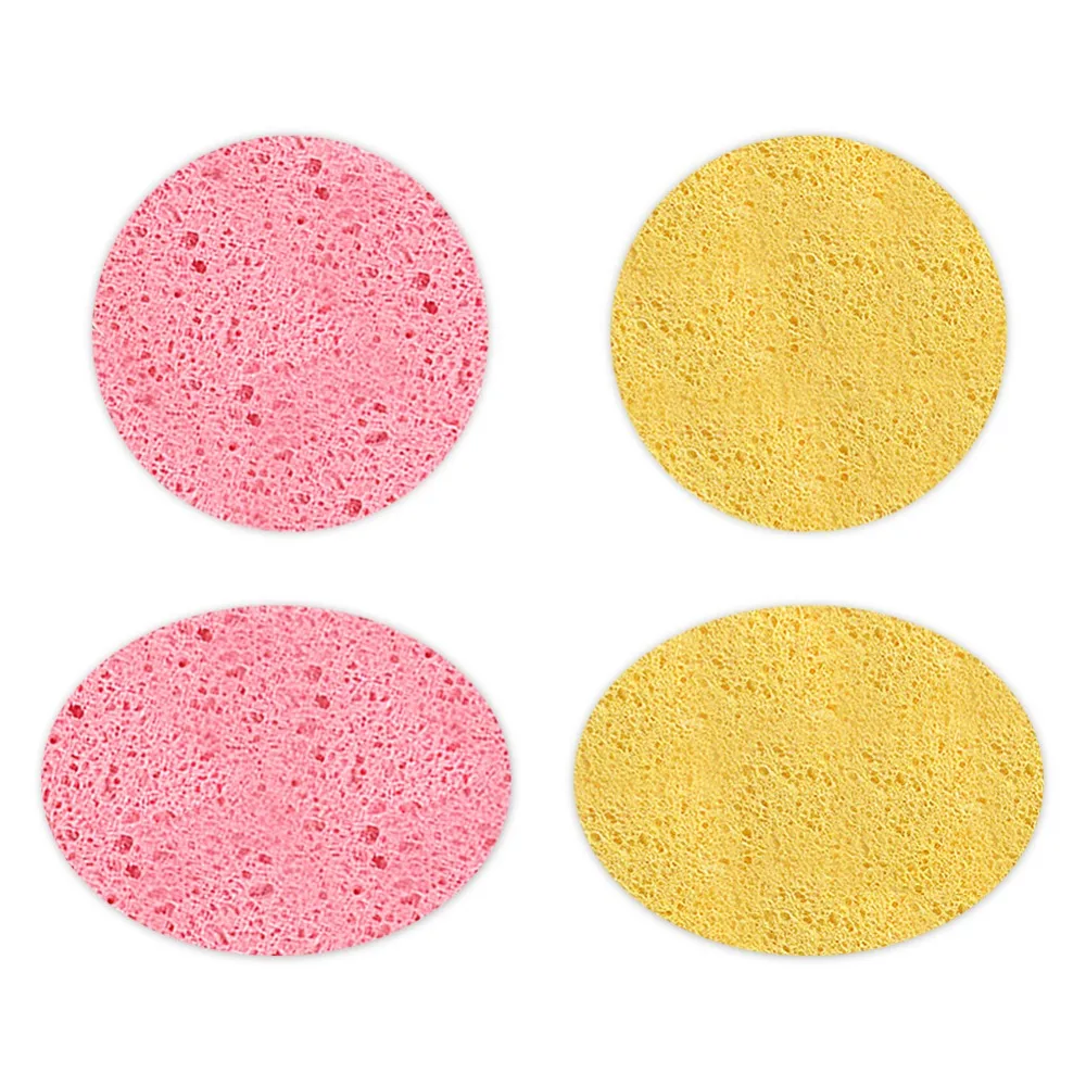 

1pc Multi-shaped Natural Seaweed Cleanser Face Wash Sponge Powder Puff Wood Wash Cotton Facial Pores Deep Cleaning Makeup Sponge