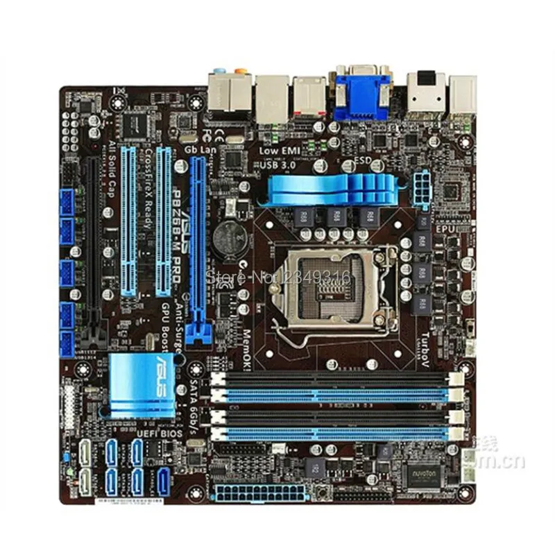 Для Asus P8Z68-M PRO настольная материнская плата Z68 Socket LGA 1155 i3 i5 i7 DDR3 оригинальная б/у материнская плата в продаже