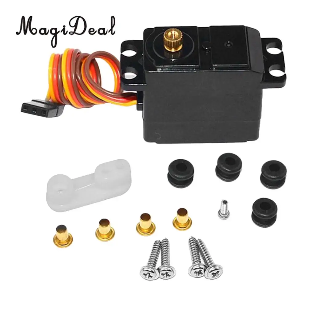 MagiDeal 1/12 1/16 RC Car Servo Motor for HPI HSP Hobao Flux MT LRP Traxxas Axial CYS Savage XS TM Flux MT ZD Racing LRP Parts