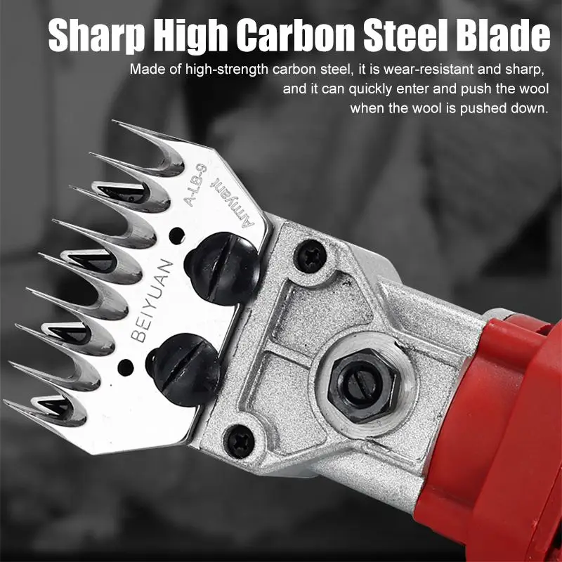 1000W 220V 2400R/Min Electric Shearing Clipper Shear Sheep Goats Alpaca ...