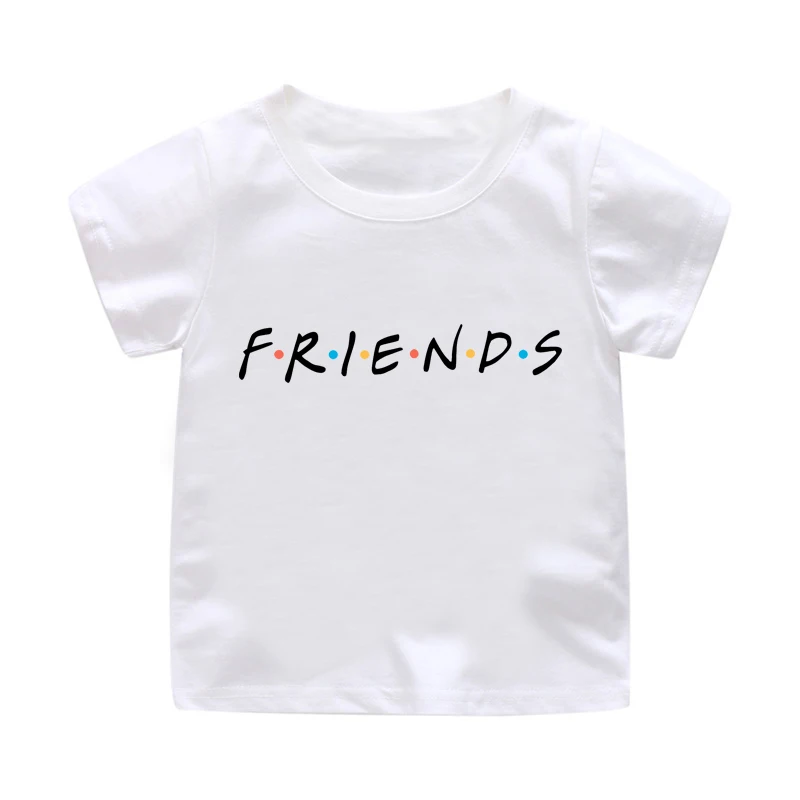 

Boys T-Shirt For Girl costume Top Harajuku letter print Kids Tops Fashion Casual Tees Friends TV Show Shirt Boy clothes