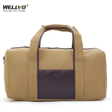 Мужская парусиновая сумка для путешествий, большая сумка для багажа, женская переносная сумка на выходные, черная сумка для путешествий, одноцветная сумка на плечо, XA73WC
