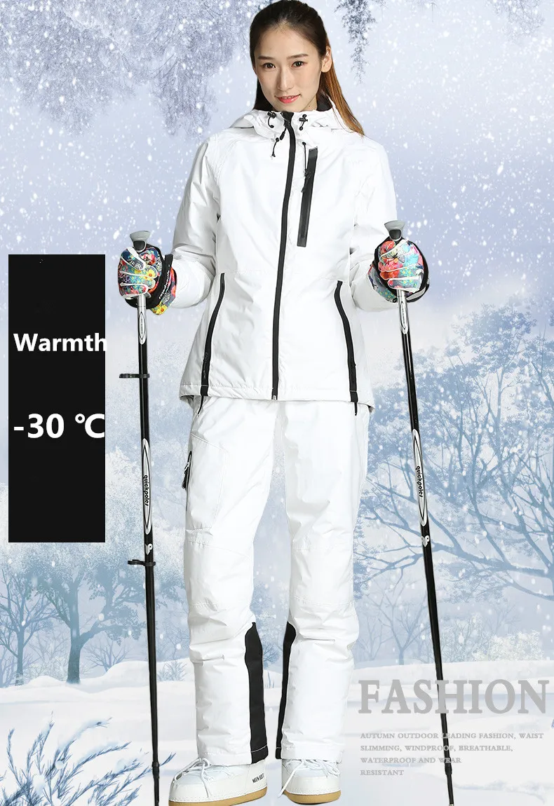 Новинка, Женская лыжная куртка, супер теплая одежда, ветрозащитная, водонепроницаемая, уличная спортивная одежда, для кемпинга, верховой езды, сноуборда, катания на лыжах, утолщенное пальто