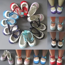 Doll Accessories Mini Shoes 6 5cm leather shoes For 1 4 1 3 BJD Doll and