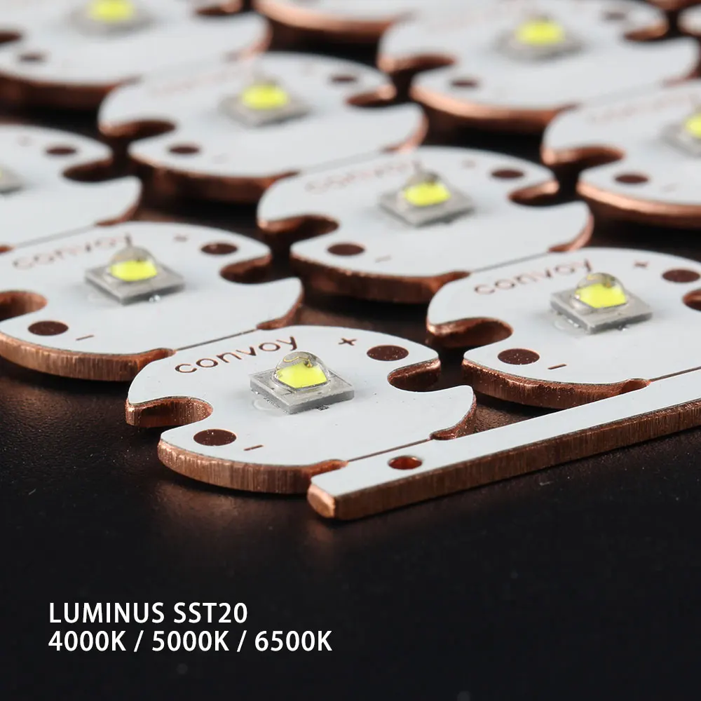 Luminus SST20 2700K 4000K 5000K 6500K на 16 мм/20 мм DTP Медная доска|Подвесные лампочки| | АлиЭкспресс