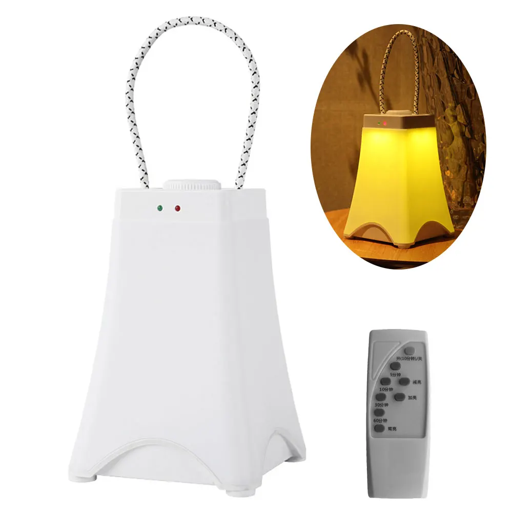 

Baby Kids Portable Bedside Lamp Timer Setting Eye Caring Led Night Light Remote Control Adjustable Brightness