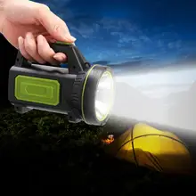 10 Вт 6000mA светодиодный портативный Перезаряжаемый рабочий светильник фонарь для кемпинга Точечный светильник с usb зарядкой для наружного светильник