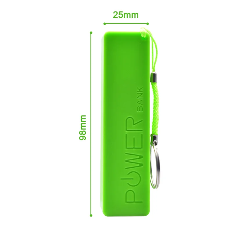 

New Portable 2000mAh Power Bank with keychain For iPhone 8 7 6 Power bank External Battery Charger For iPhone Android Phone