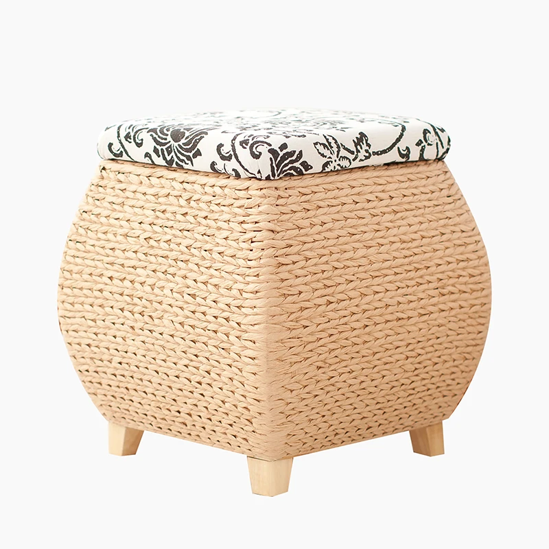 Handmade Storage Stool Ottoman Home Decoration Furniture Storage Toys Rattan Wicker Chair Door Bench Kids Children Adult Chair Handmade Storage Stool Ottoman Home Decoration Furniture Storage Toys Rattan Wicker Chair Door Bench Kids Children Adult Chair