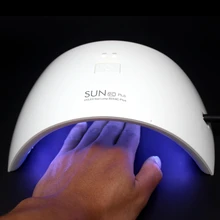Красота Дизайн ногтей SUN9C плюс 36 Вт УФ светодиодный Гели для ногтей лампа Двойной руки отверждения для гель Лаки для ногтей Маникюр timesensor