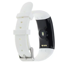 Профессиональный фитнес-трекер D21, сенсорный экран, точный спящий монитор, шагомер, умный Браслет, беспроводной Браслет(белый