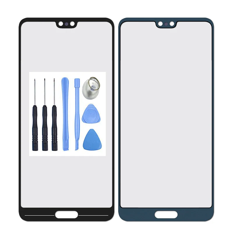 

Outer LCD Screen Front Screen Glass Lens Cover For Huawei P20/P20 Pro Outer Panel Glass Replacement With Repair Tools