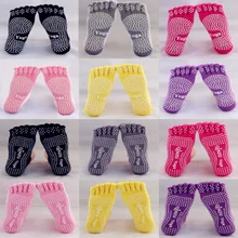 Женские или мужские пять пальцев Нескользящие хлопчатобумажные Yoga носки зимние женские Спорт Пилатес Носки детские колготки танцевальные носки Прямая поставка