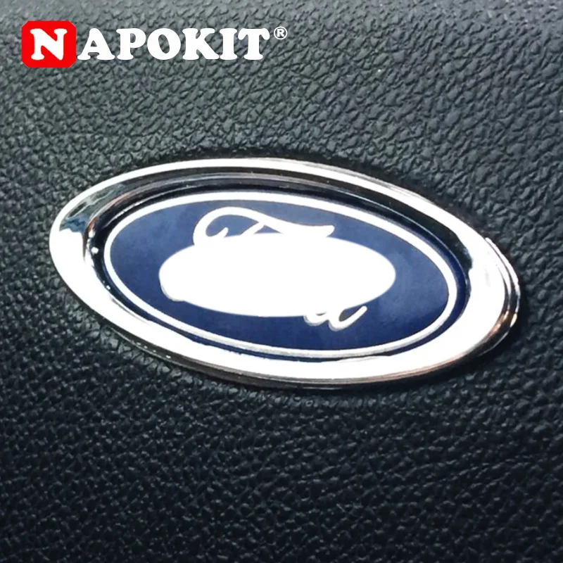 

Car Styling Steering Wheel Decoration Box Ring Case Sticker for Ford Focus 2 MK2 Focus 3 MK3 4 Fiesta Mondeo Ecosport Escape