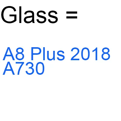 4 шт. Экран протектор уфи для samsung A30 A50 A70 A80 A7 A750 закаленное защитное стекло-пленка M20 M10 A6 A8 плюс A9 - Цвет: A8 plus A730