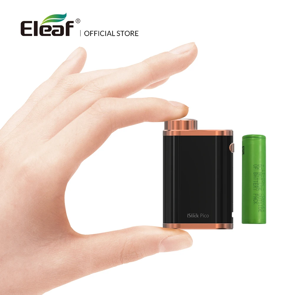 Оригинальный мод Eleaf iStick Pico 75 Вт с батареей 18650 мощностью вейп резьбой 510 подходит