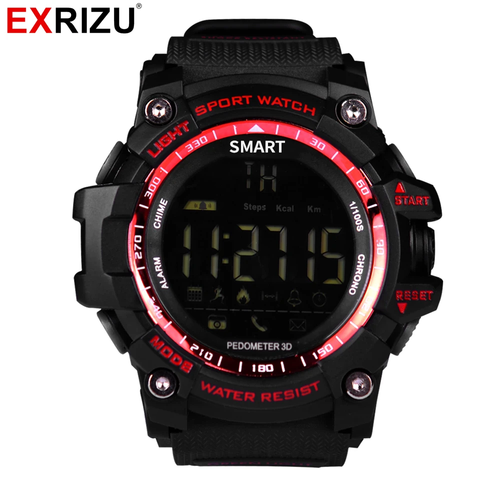 

EXRIZU EXSeries xWatch с Bluetooth Смарт-часы профессиональные 50 м водонепроницаемые IP67 Podometer фитнес-трекер спортивные умные часы