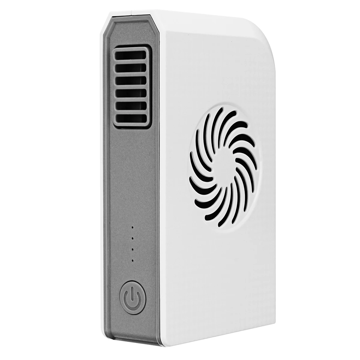 Мини Портативный уличный ручной настольный вентилятор USB Электрический перезаряжаемый кулер для путешествий power Bank для iPhone 5 6 7 Мобильный телефон - Цвет: White(6000mAh)