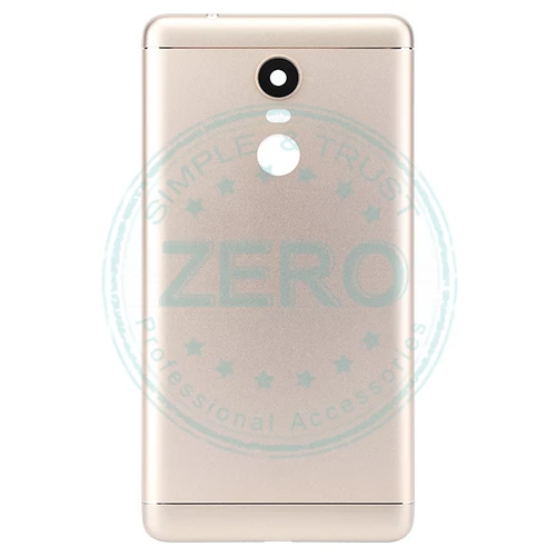 Для lenovo K6 Note сзади Батарея металлическая крышка заднего Корпус для lenovo K6 плюс Батарея запасная задняя панель запасные Запчасти - Цвет: Gold