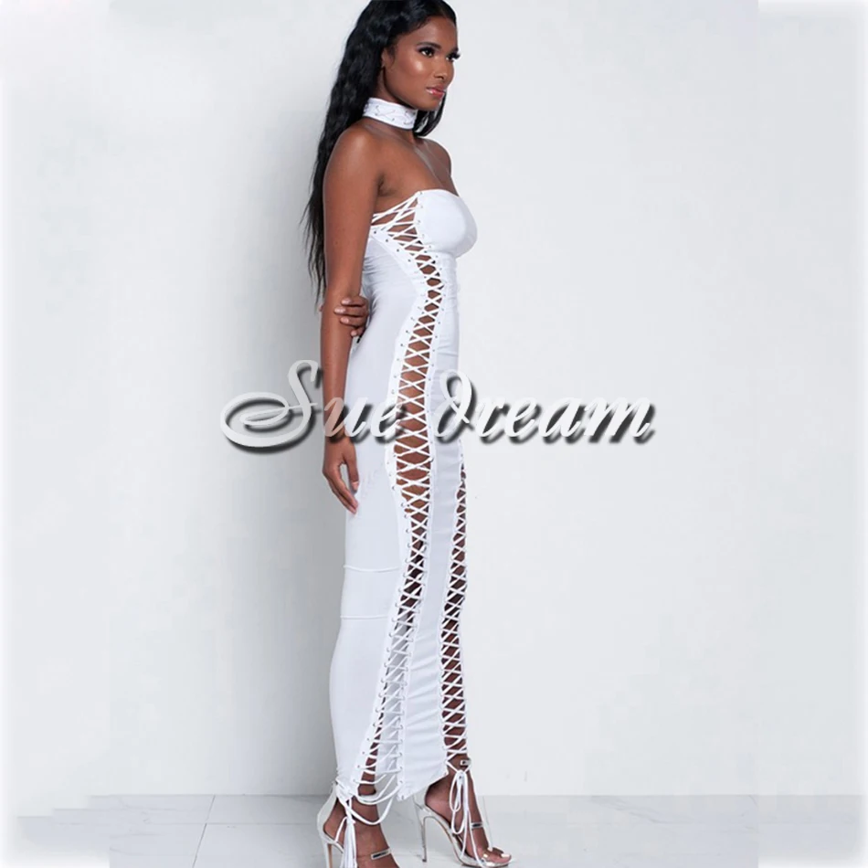 Adyce-2017-Women-Summer-Luxury-Bandage-Dress-Black-White-Lace-Up-Hollow-Out-Strapless-Gown-Maxi (3)
