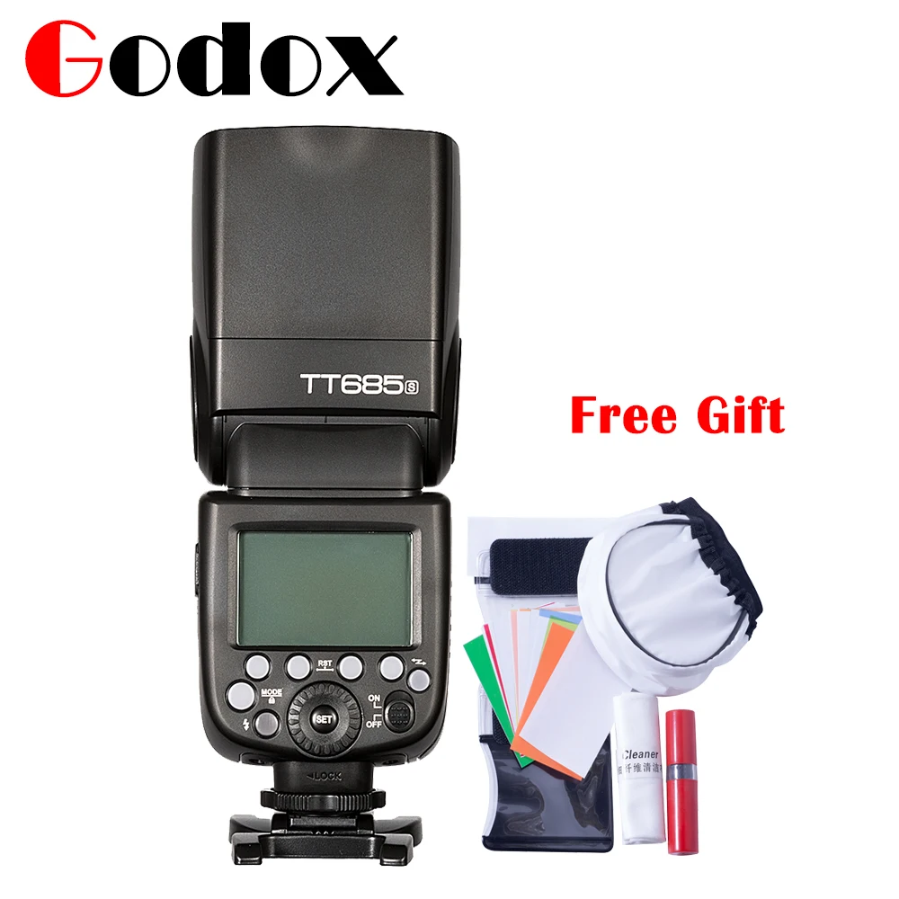 Godox TT685S TT685 S TTL 2.4G Wireless Camera Flash Speedlite for Sony A58 A7RII A7II A99 A7R Godox TT685S TT685 S TTL 2.4G Wireless Camera Flash Speedlite for Sony A58 A7RII A7II A99 A7R