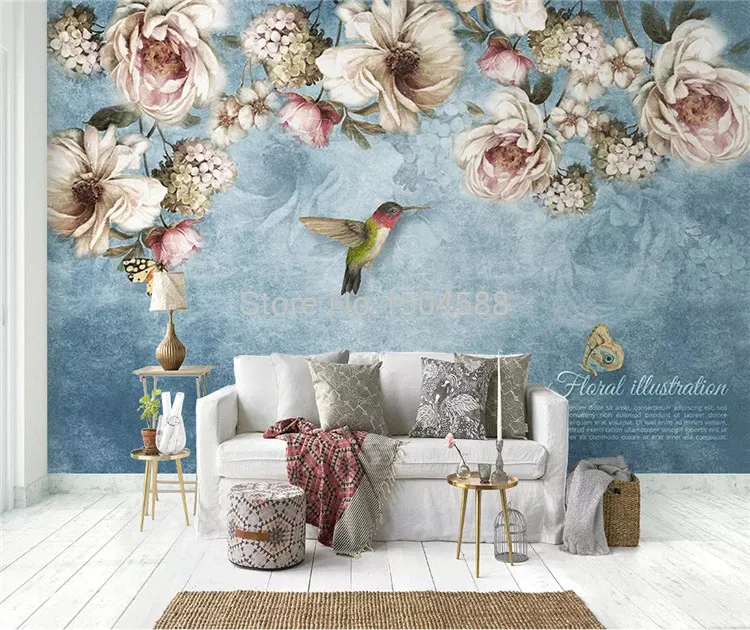 Европейский стиль 3D Роспись Маслом роза цветы фото фрески обои Гостиная ТВ диван спальня фон стены домашний декор Фреска