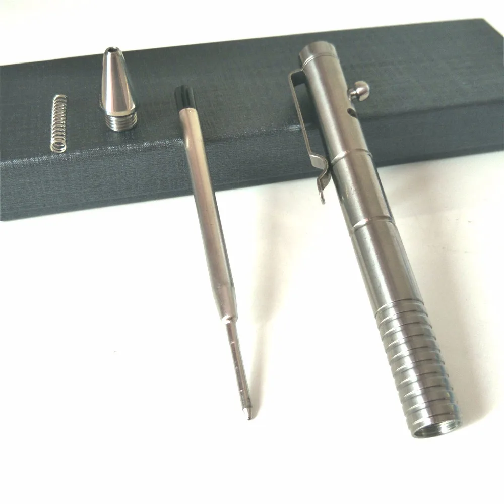 Multifunctional Titanium Tactical Pen EDC Self - Defense Tacture Throttle Tungsten Steel Head Break Window Defense Pens Outdoor Multifunctional Titanium Tactical Pen EDC Self - Defense Tacture Throttle Tungsten Steel Head Break Window Defense Pens Outdoor