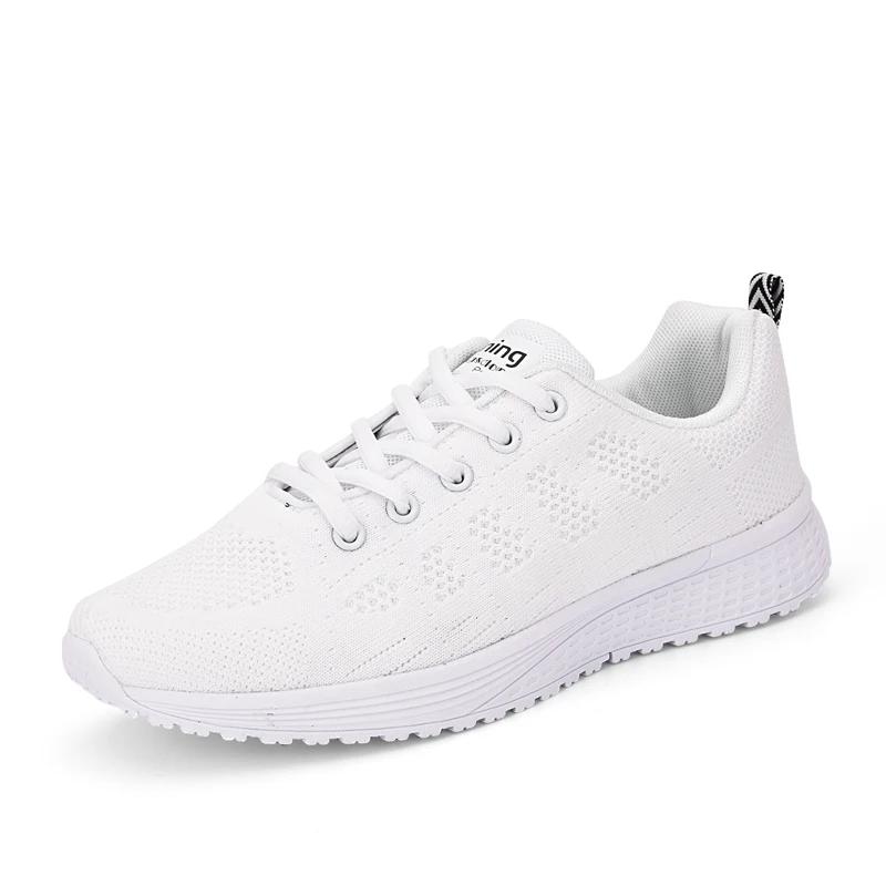 Agsdon Board Shoes Wholesale White Trainers Sneakers Women Air Mesh Breathable Spring Sport Running Shoes Female Walking Women's Shoes