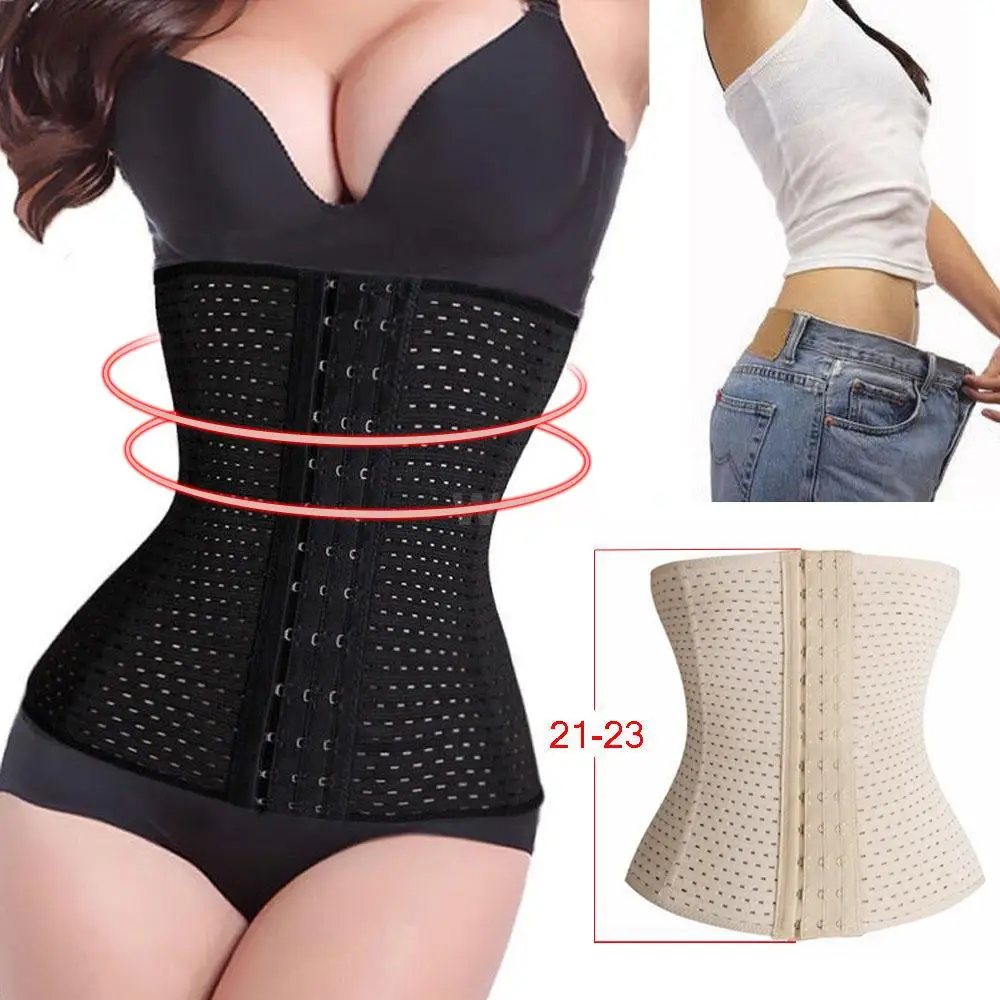 

Ladies Corset Waist Trainer Bustiers Gothic Clothing Belts Lace Slimming Shirt Modeling All Seasons Hollow Corsets