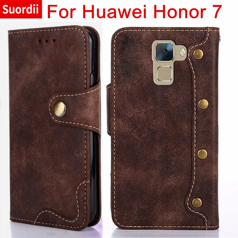 Чехол для huawei Honor 7 держатель наличных денег стильный кожаный откидной и кошелек с