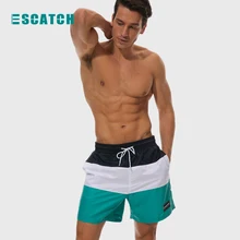 Новые летние мужские полосатые Лоскутные пляжные шорты для серфинга для плавания спортивные шорты для плавания Sanya XXXL Большие размеры