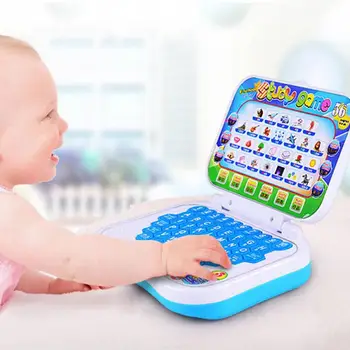 

New Baby Kids Pre School Educational Learning Study Toy Laptop Computer Game Educational Toy Send in Random