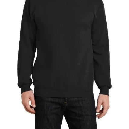 Port & Company PC78 Mens Core Fleece Crewneck Sweatshirt Jet Black - 3XL (1)