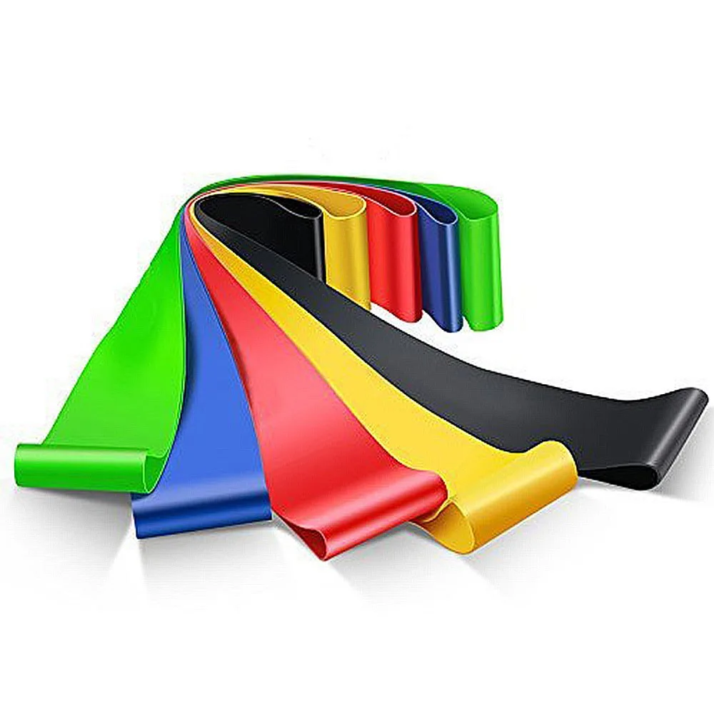 

6pcs / 5pcs GYM Fitness Resistance Exercise Loop Bands Home Gym Fitness Premium Natural Latex for rotatory cuff, arm, wrist, ank