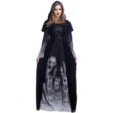 Umorden Ghostly Spirits Forgotten Souls костюм грим костюм Жнеца для женщин Хэллоуин