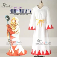 Hot Game Final Fantasy XIV White Mage Cosplay Costume White Red Robe Any Size Anime Clothing